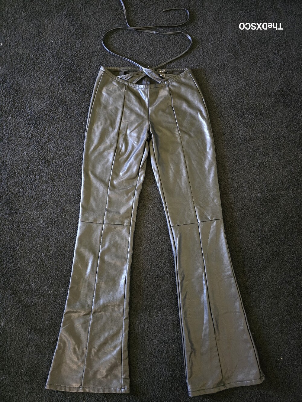 Forever 21 Black Faux Leather Pants